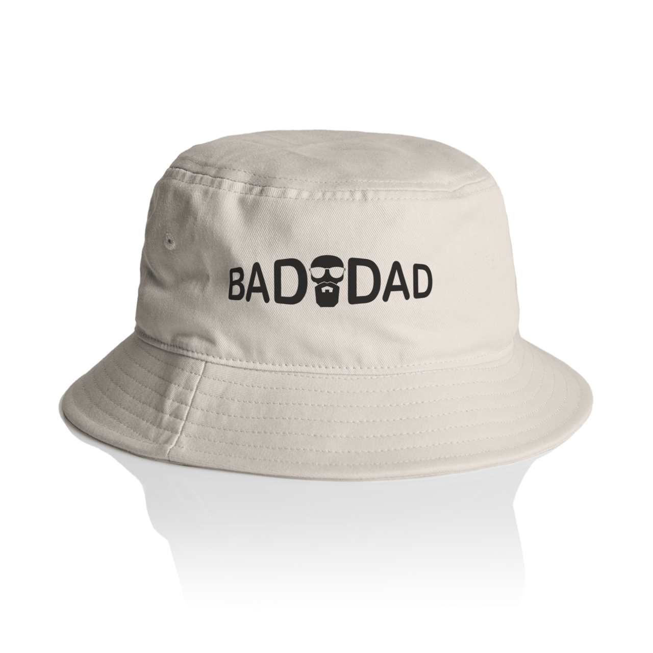 BADDAD Black Logo Bucket Hat