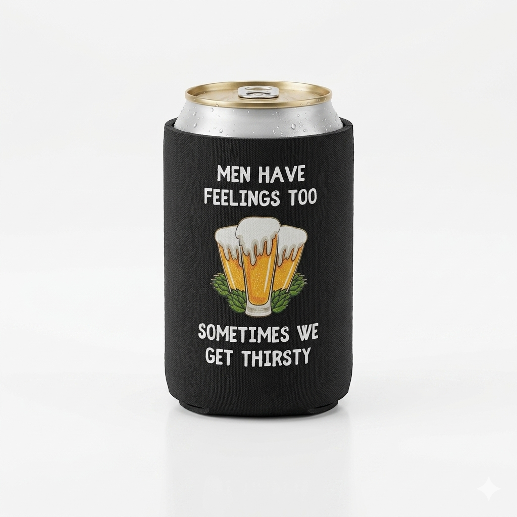 Men Have Feelings Too Stubby Holder