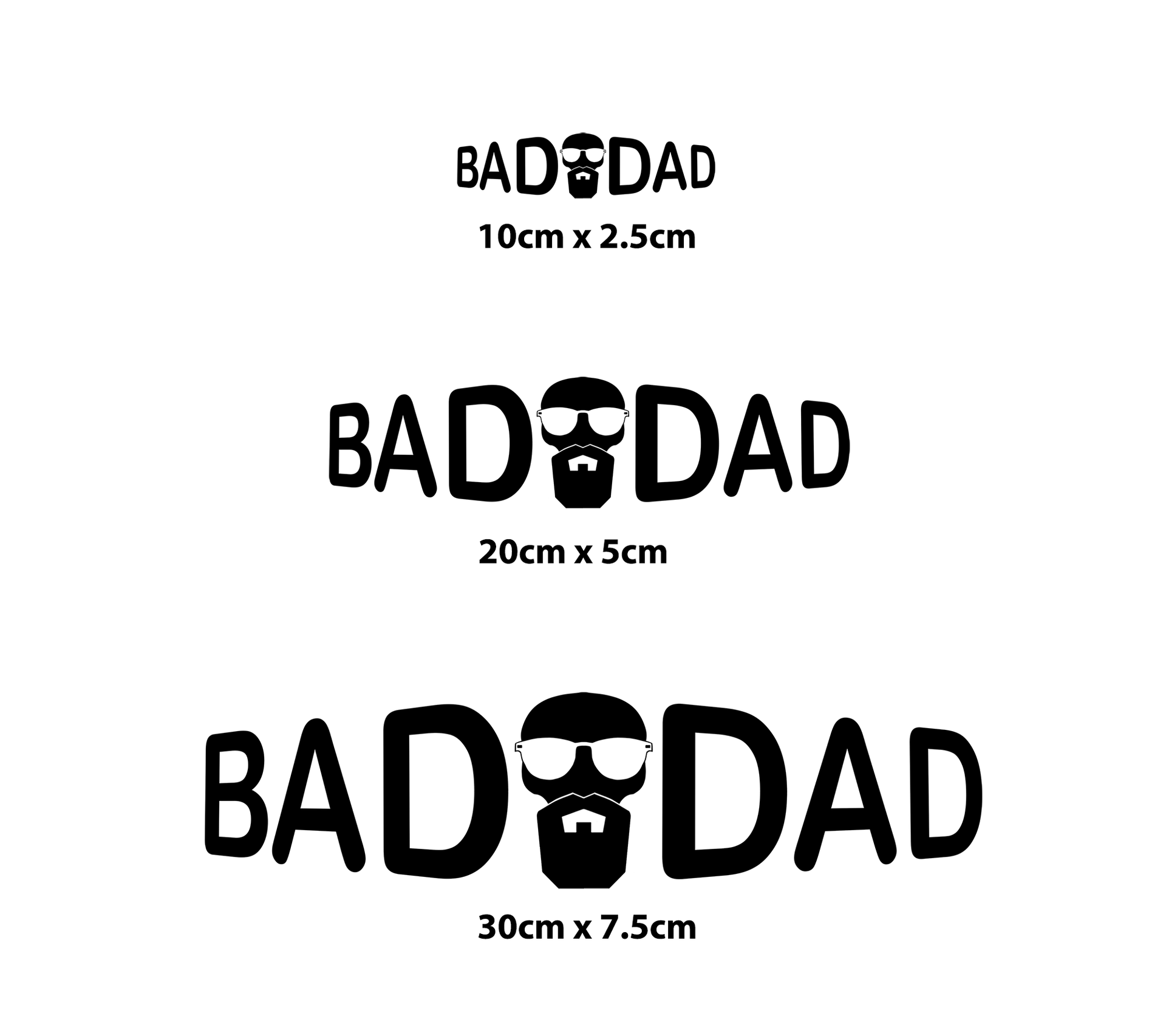 BADDAD Skull Sticker (6875782021271)