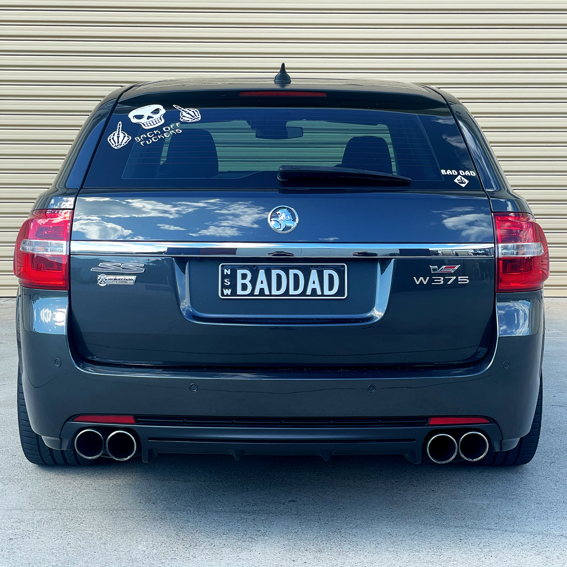 BADDAD Skull Sticker (6875782021271)